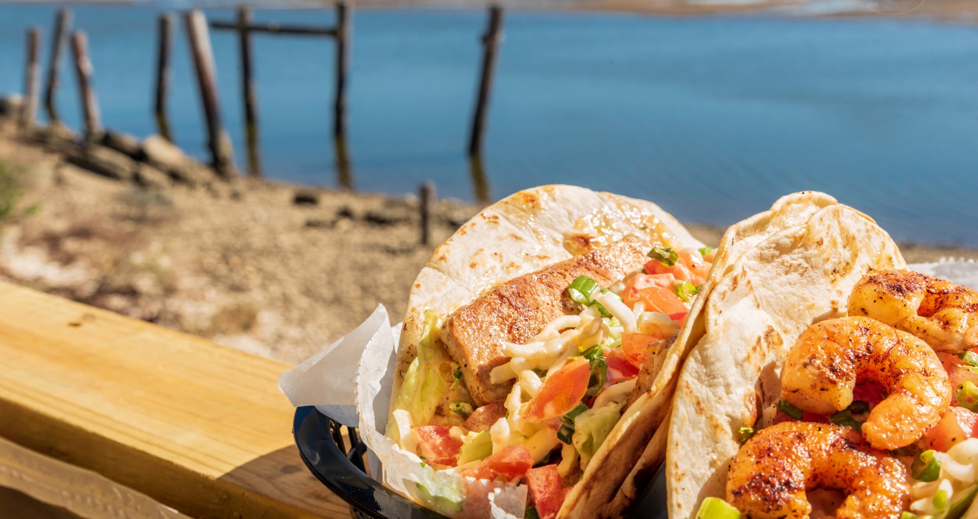 Shrimp and Fish Tacos at Lynn's